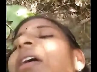 Kerala Malayali 26 yrs aged bachelor hot, sexy girl fucked by her 29 yrs aged bachelor lover and she moaning of painful beguilement at forest sex video